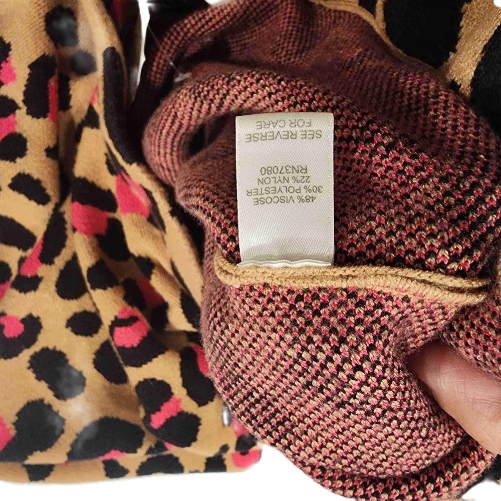 NWT Est 1946 Leopard Print Multicolor A Line Skirt Womens Large Viscose Blend - Picture 9 of 11